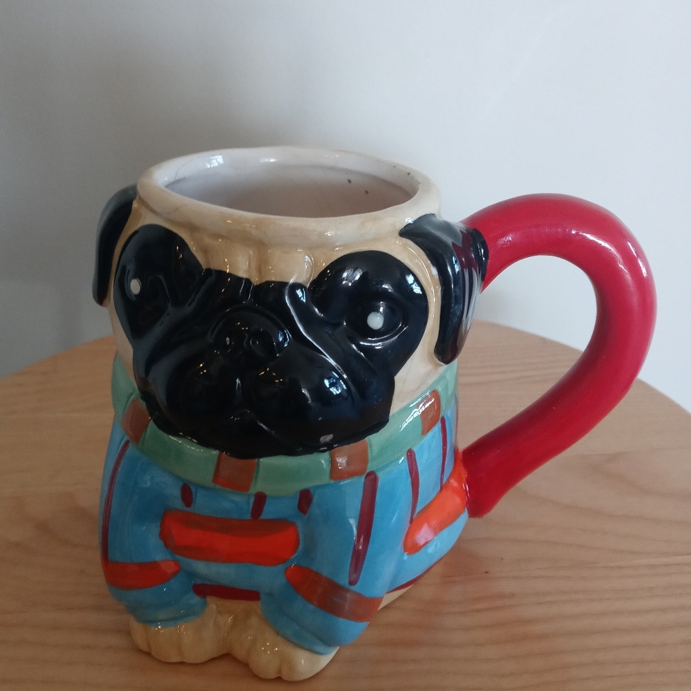 PUG coffee mug. Brand new. Never used